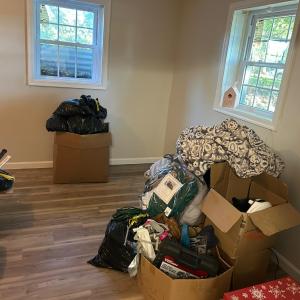 Bonus room with window on lower level.