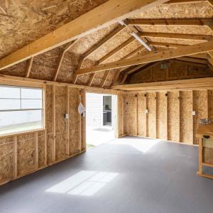 The brand new shed measures 19'Lx11'W