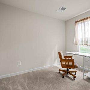 a wonderful tucked away room for an office or cosy den!