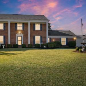 Front of House at Dusk
