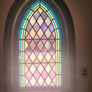 stained glass window