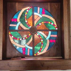 stained glass window