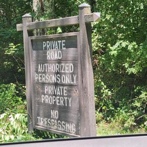 private Road Sign