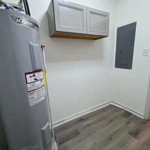 Panel box is in laundry room also