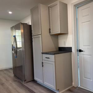 Door to the downstairs full bath on the right.