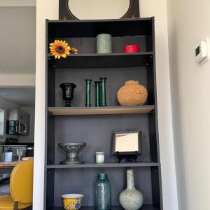 Perfect space to exhibit your collectibles in the living room!