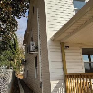 Major reconstruction was done on the Foundation on this side, retaining wall added. Minisplits in the 2 upper bedrooms
