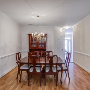 Dining room view into foyer