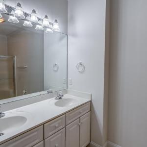 Primary bath with double sinks