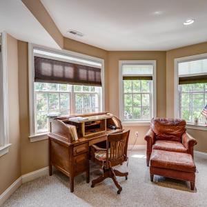 Terrace level office. Very private!