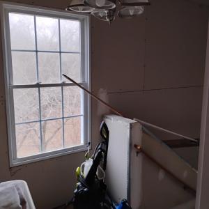 ENTERANCE TO BASEMENT OFF LAUNDRY ROOM