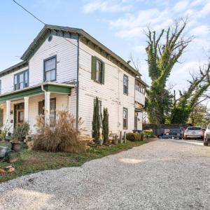 A shared driveway on the side of the house with a long-term very nice neighbor