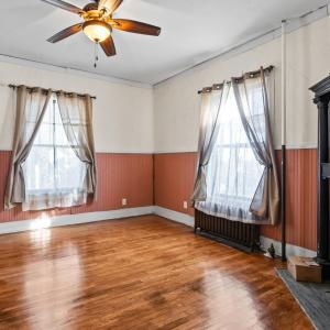 The front of the house