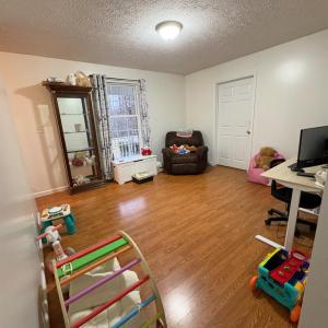 This room on main level is currently being used as a office.  Could also be used a den.