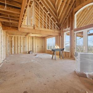 Spacious living area.