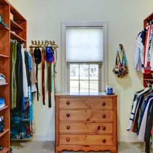Custom master  closet design.