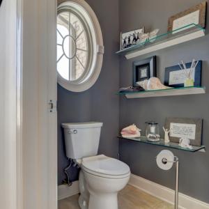 Main level half bath