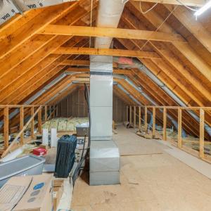 Large Walk up Attic for Storage