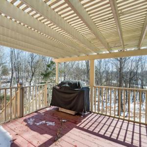 Covered Deck off the Breakfast Nook area