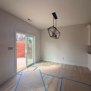 open concept with dining, living, and kitchen