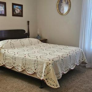 Guest bedroom on front right corner of home