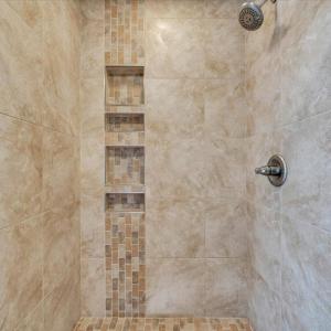 Beautiful tiles shower
