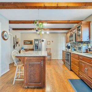 Kitchen with stainless & granite