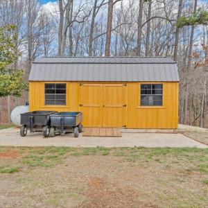 New storage building on concrete pad