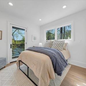 Private outdoor space accessible from both bedrooms on the upper level!