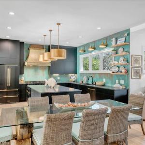 “All exterior furnishings included with the home are from Restoration Hardware, complementing the residence’s elevated design. The great room features premium Eilersen sofas, valued at approximately $16,000, offering both exceptional comfort and style. This property is truly turnkey and thoughtfully curated for high-end rental use, with all-new mattresses, pillows, and bedding throughout—each protected with encasements to ensure quality, cleanliness, and peace of mind for every guest.”