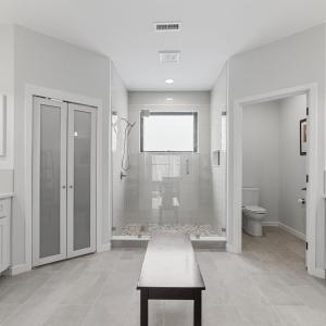 Primary Bathroom with dual sinks