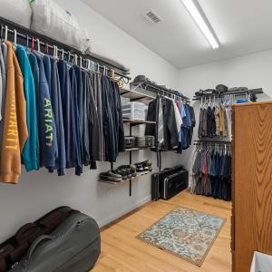 Primary closet