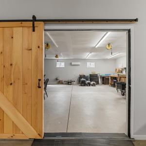 Workroom access from garage