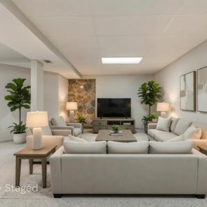 Recreation Room  - Virtually Staged