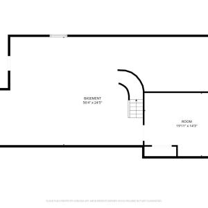 Basement floor plan