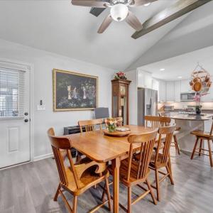 Dining area in the addition open to the kitchen