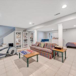 Basement rec room