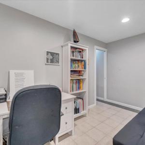Separate office in basement level