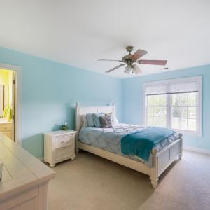 Large bedroom with private bath and walk in closet