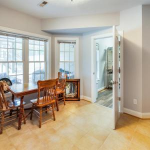 Terrace level dining area