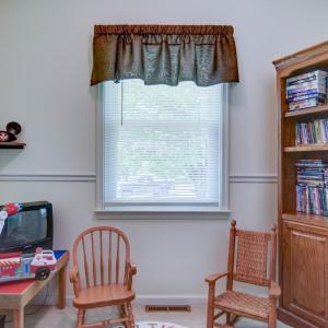 Extended area for additional bedroom space in bedroom #3