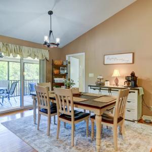 Eat-In Kitchen/Dining with space for a coffee bar and access to morning coffee on the screened in porch.