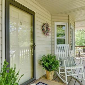 Front Porch, screen doors and new insulated windows