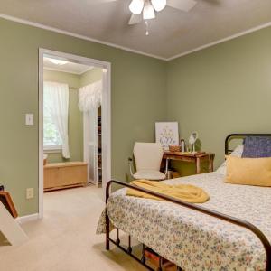 Bedroom #2 with extended closet, play or office area.