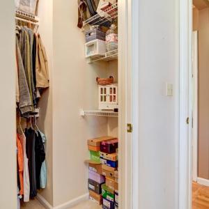 Primary closet