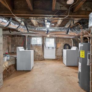 Walk out basement with abundance storage.