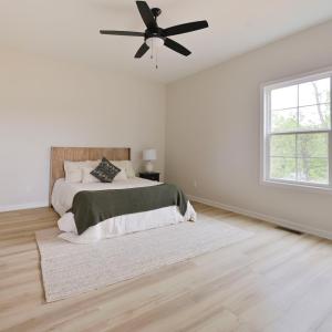 main level primary bedroom with dual closets