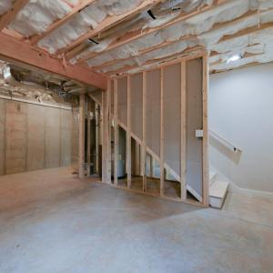 Unfinished basement