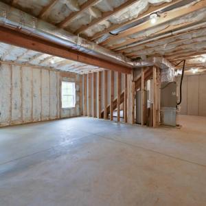 Unfinished basement
