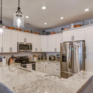 granite counter tops, soft close cabinets